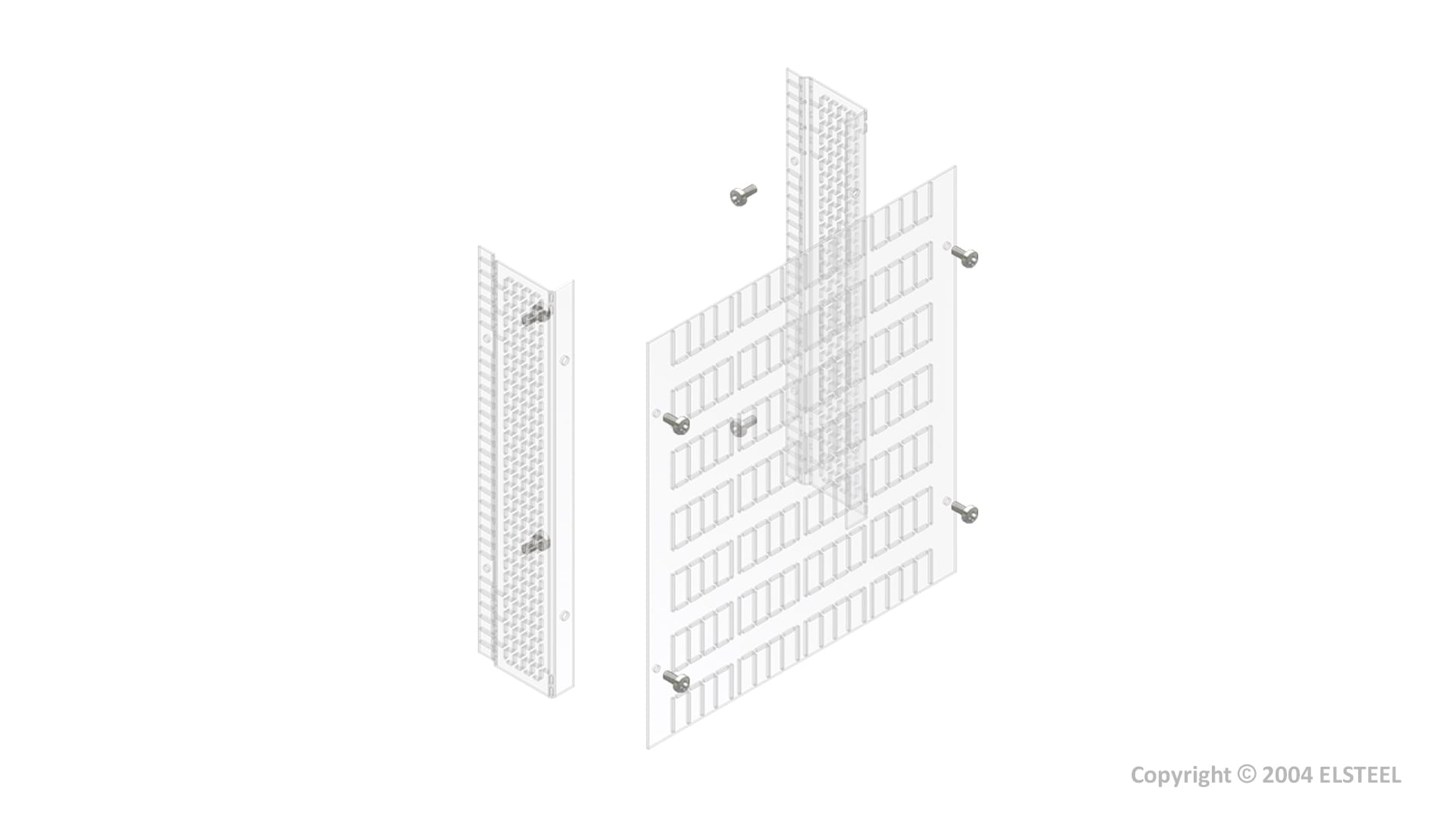 Elsteel - DB2 Form 2 avdekning 350 x 40