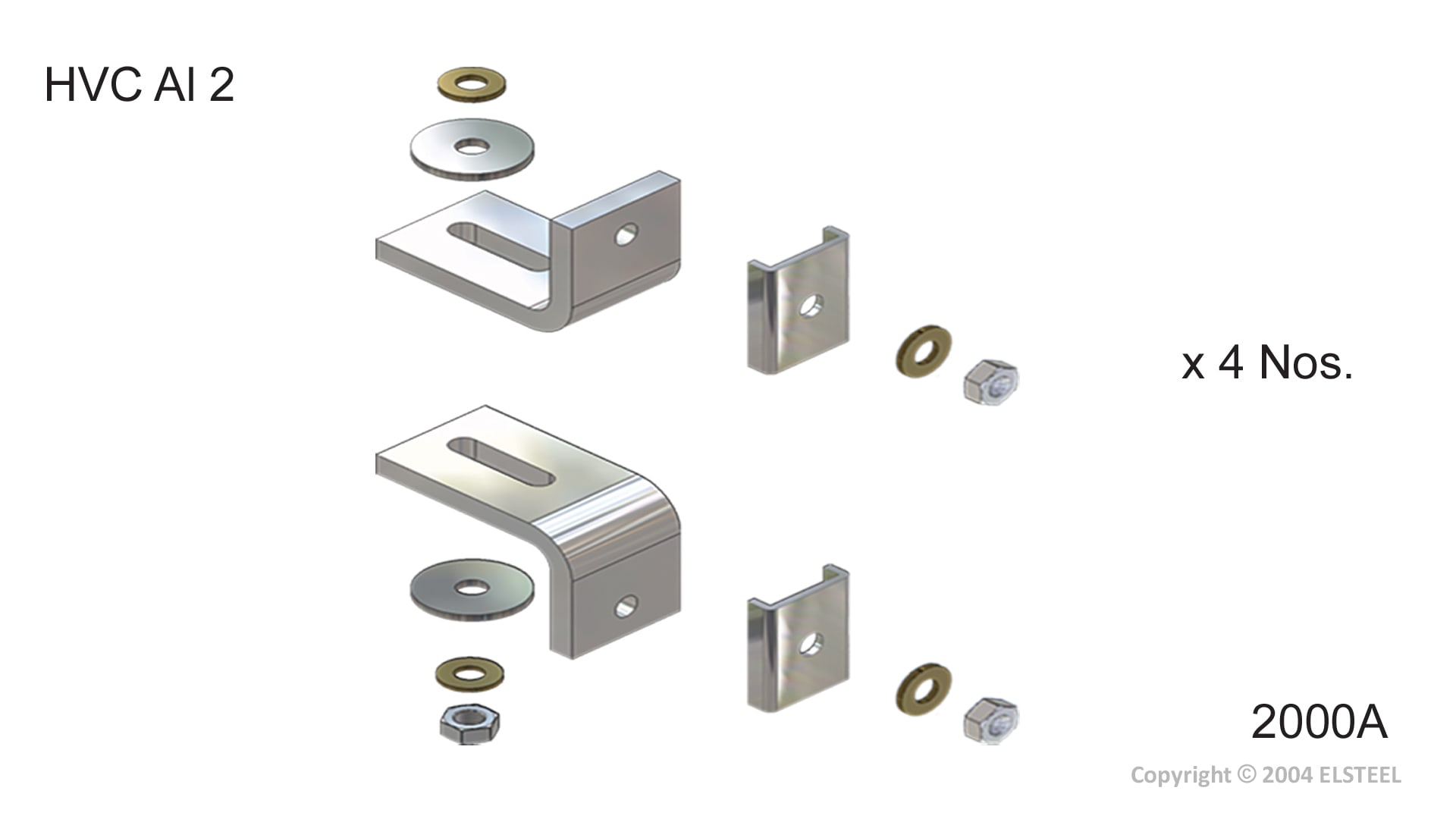 Elsteel - Horisontal til Vertikal kobling Al 2