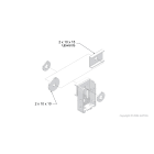 Elsteel - Holder for jordskinne 2x10xXX