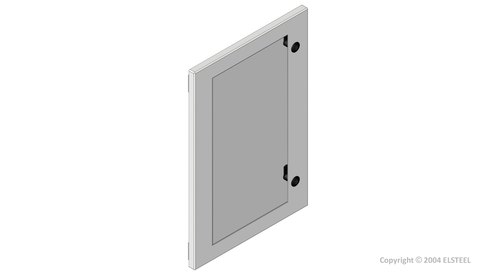 Elsteel - Glassdør 600x200mm