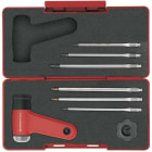 PB SWISS TOOLS - Momenttrekker, sett med lange bits, moment 3,2-16Nm