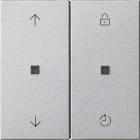 GIRA - eNet S3000 betjeningsmodul memory med pilsymboler, aluminiumsfarget