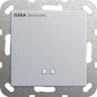 GIRA - Sensotec med fjernkontroll, aluminiumsfarget