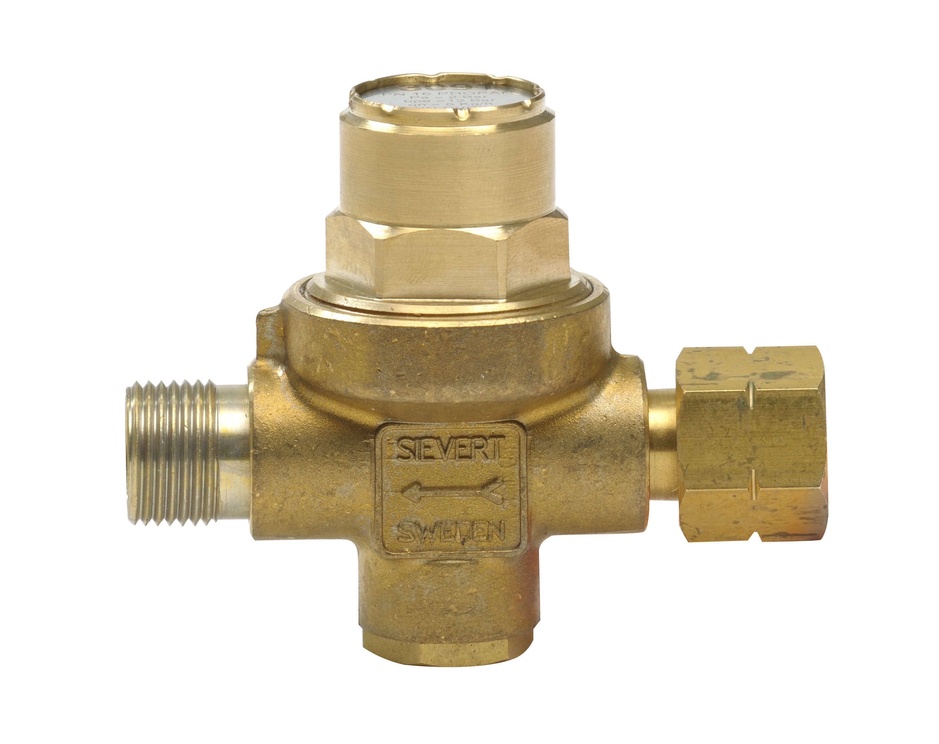 Sievert - Regulator 2 bar  3/8V Utv, 3/8V innvendig