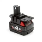 Power Adhesives - Adapter limpistol for Milwaukee 18V batt