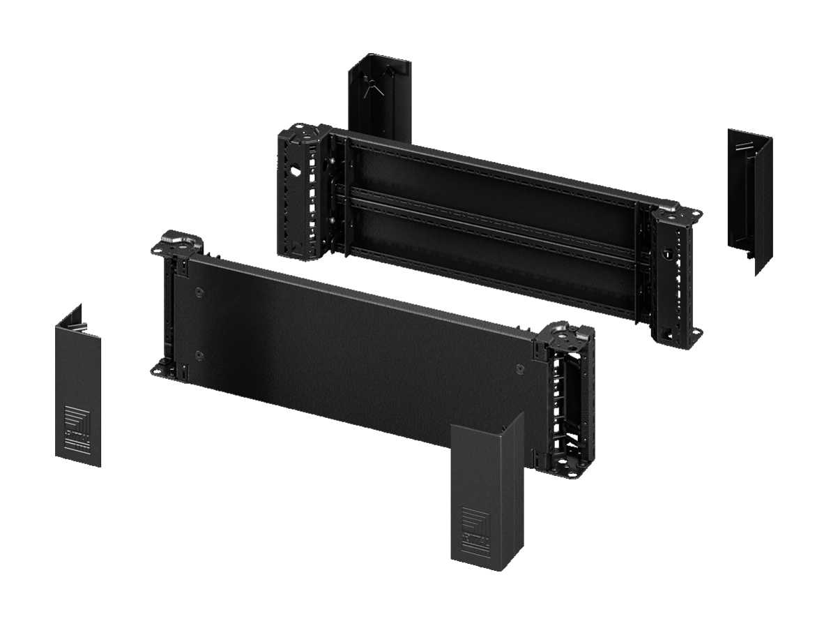 Rittal - VX Sokkel inkl foran/bak pane