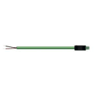 Wieland Electric GmbH - BST 2pol, 0.5mm², 4m, Hun-Fri, Grønn
