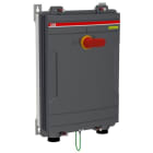 ABB Electrification - OTA160P3Y, 160A, 3P, sort håndtak, IP65, aluminiumskappsling, 1no+1nc