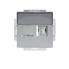 ABB Electrification - Impressivo innfelt Data 2 X RJ45 CAT6 Aluminium