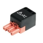 Wieland Electric GmbH - GST18i3 Kontakt, 3pol, Hun, Skruklemme, Rød