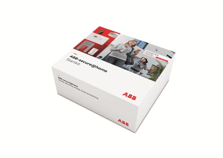 ABB Electrification - S@H Startpakke std,Hvitt glass