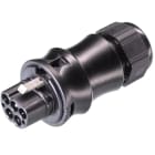 Wieland Electric GmbH - RST 5pol, Han, Skruklemme, Ø10-14, Sort