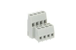 Wieland Electric GmbH - Printklemme, 8291E/4 Lokk, 4pol, med plate
