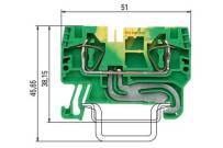 Wieland Electric GmbH - Jordklemme, Fjærklemme, WKFN, 4 SL/35