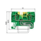 Wieland Electric GmbH - Jordklemme, Fjærklemme, WKFN, 4 SL/35