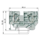 Wieland Electric GmbH - Fjærklemme, Grå, WKFN, 6/35 VO