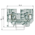 Wieland Electric GmbH - Fjærklemme, Grå, WKFN, 10/35