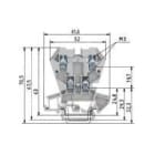 Wieland Electric GmbH - Etasjeklemme, Skruklemme, WK, 4 E/U 2-VO
