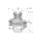 Wieland Electric GmbH - Etasjeklemme, Skruklemme, WKN, 2.5 E/U -VO