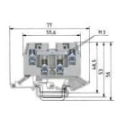 Wieland Electric GmbH - Etasjeklemme, Skruklemme, WK, 4/D EU -VO