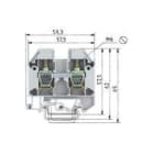 Wieland Electric GmbH - Rekkeklemme, Skruklemme, WKN, 16/U -VO