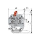 Wieland Electric GmbH - Knivskilleklemme, Skruklemme, WK4 TKM/P3U