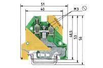 Wieland Electric GmbH - Jordklemme, Skruklemme, WK, 4 SL/U -VO