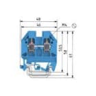 Wieland Electric GmbH - Rekkeklemme, Skruklemme, WK, 6/U, Blå -VO