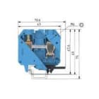 Wieland Electric GmbH - Rekkeklemme, Skruklemme, WKN, 35/U, Blå -VO