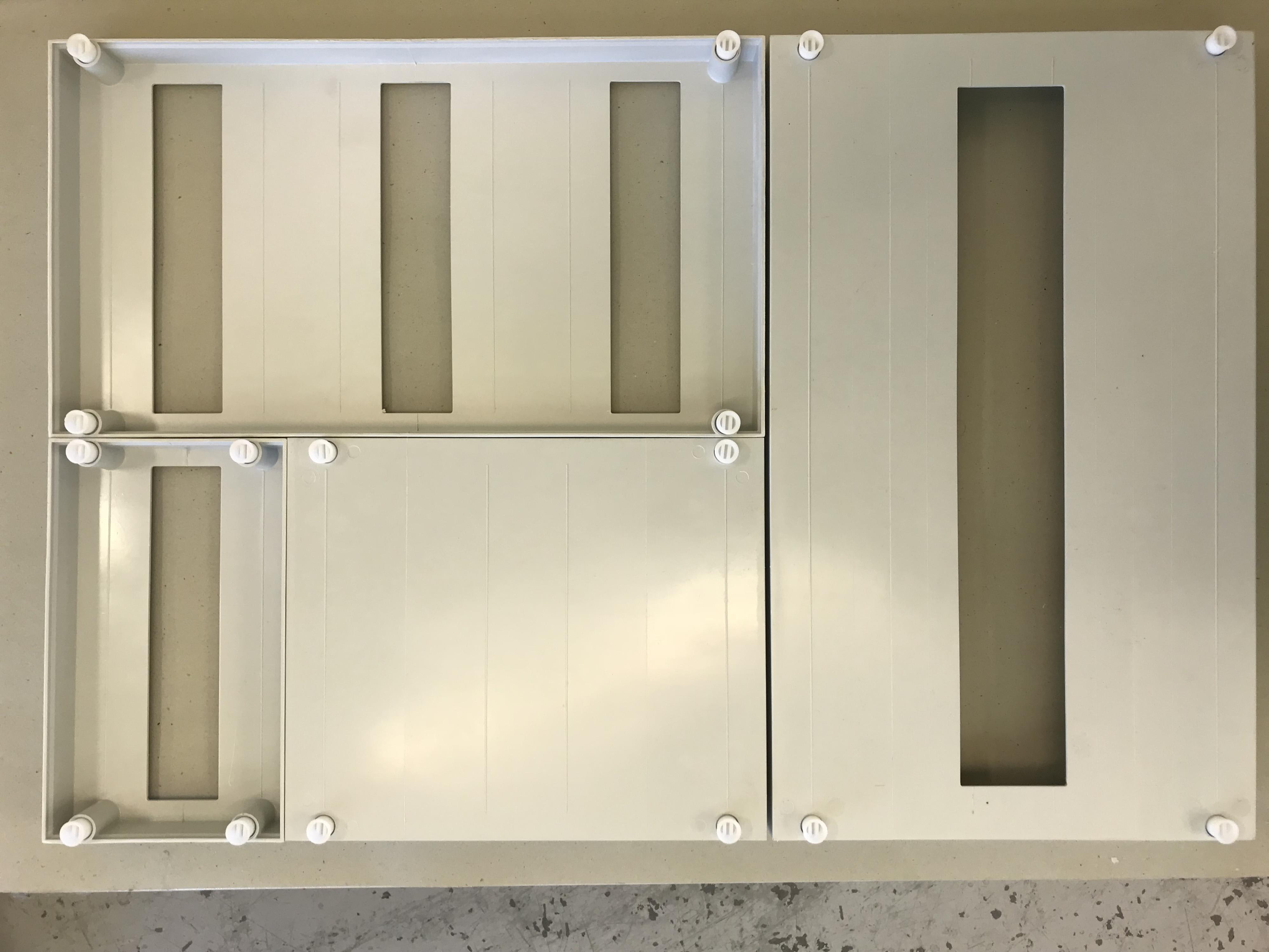 EFA Elektro - Dekkplate f/1stk FG4 450X250mm