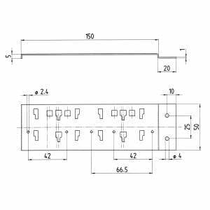 Wieland Electric GmbH - Monteringsplate for fordelere