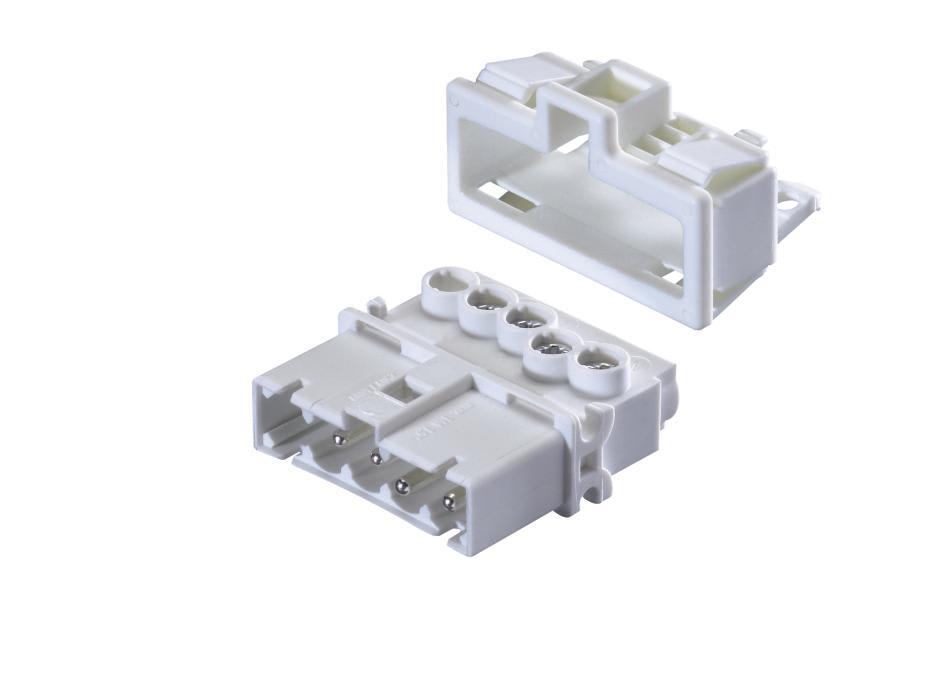 Wieland Electric GmbH - GST15i4 Chassis, Kontakt, Han, Skruklemme, Hvit