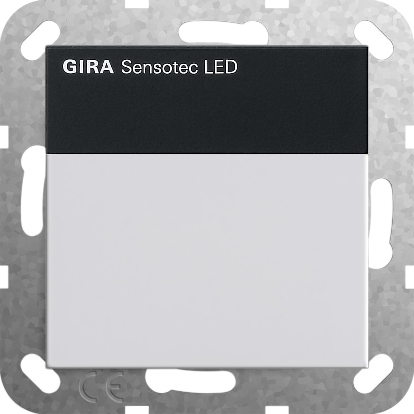 GIRA - Sensotec LED med fjernkontroll, renhvit glanset