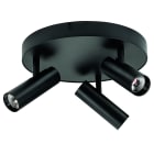 SG Armaturen - Tube Micro Trio sort 2700K 1020lm 18W, SDCM 2, RA98, L90/B10, Class II, IP21, A