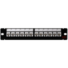 ELKO - 10" PP 12 Port UTP C6 TooLess