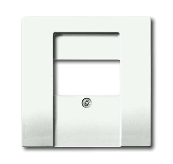 ABB Electrification - Sentral Plate Lyd/Bilde/Usb Hvit Matt