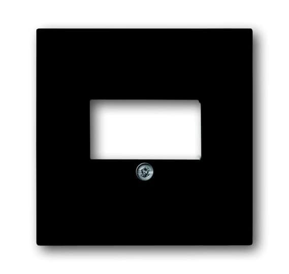 ABB Electrification - Impressivo sentral plate LYD/BILDE/USB SORT matt