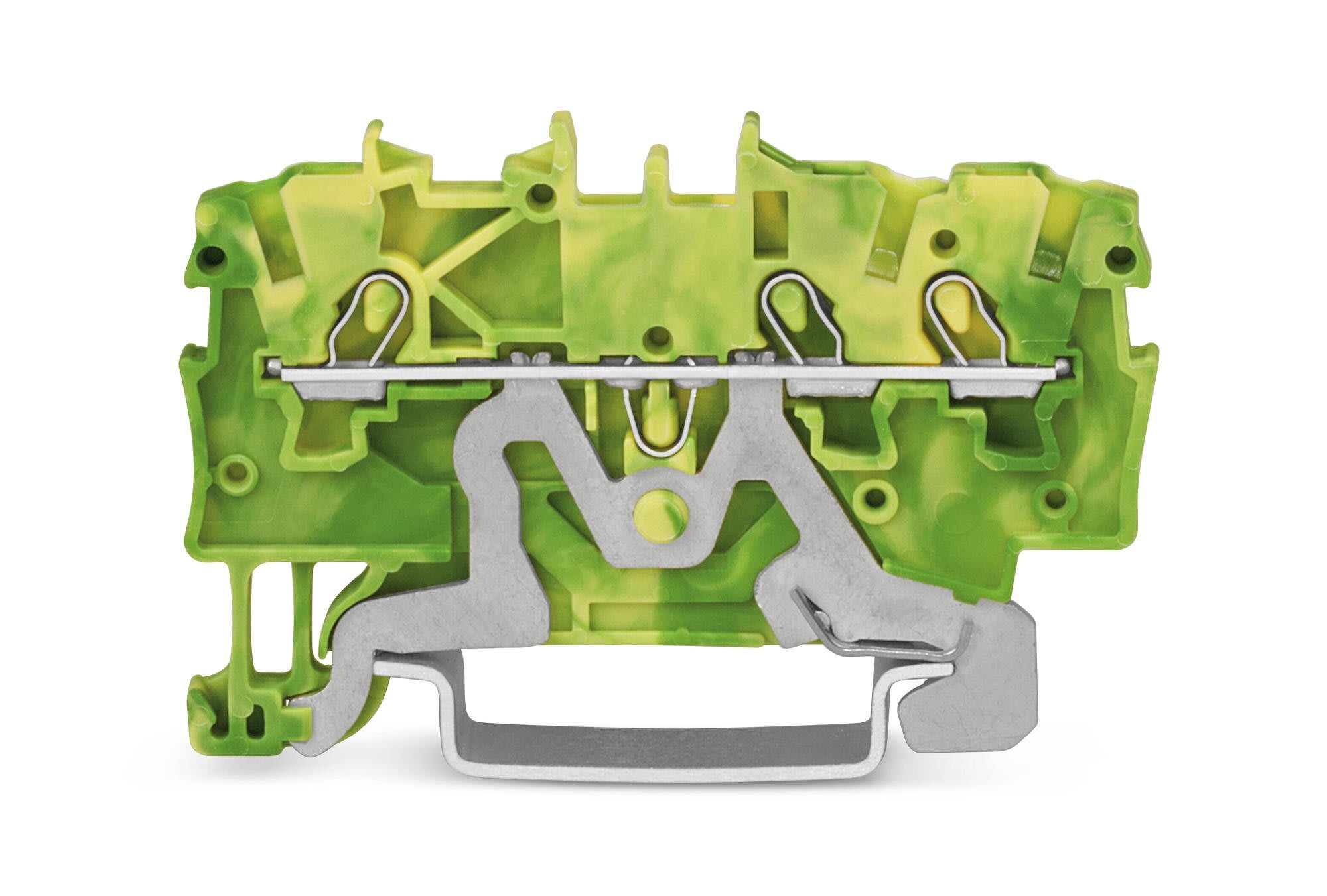 WAGO - 3-leder jordklemme;1 mm²;egnet for Ex e II anvendelser;grønn-gul