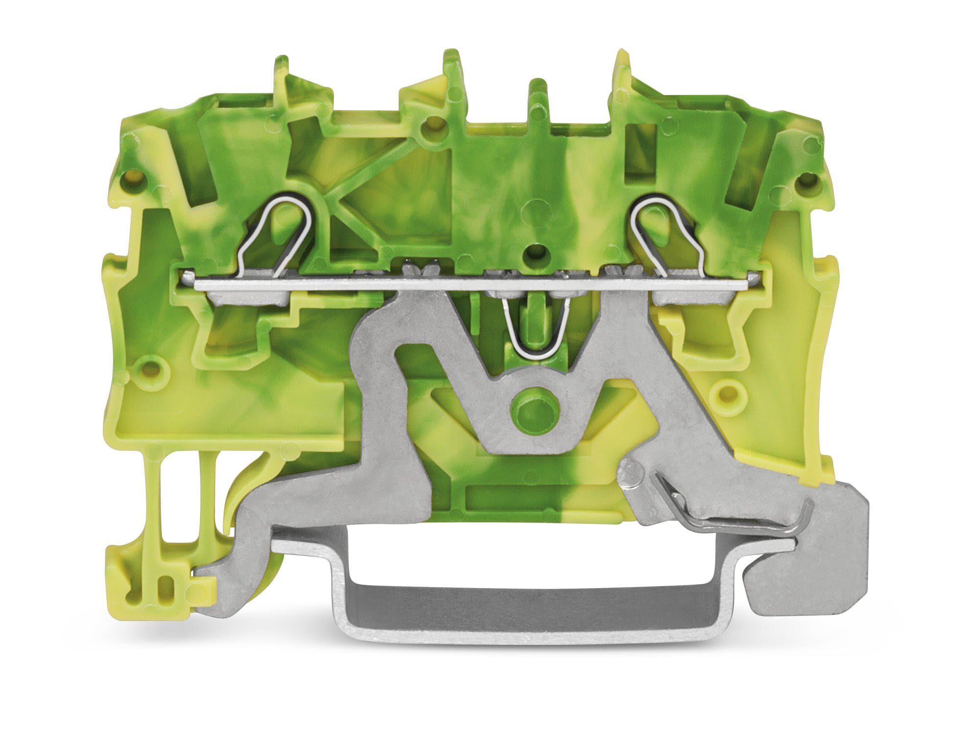 WAGO - 2-leder jordklemme;1 mm²;egnet for Ex e II anvendelser;grønn-gul