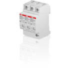 ABB Electrification - 3 pol, Imax=40kA, Up=1,8kV, Uc=440V, Type 2, Pluggbar, QuickSafe