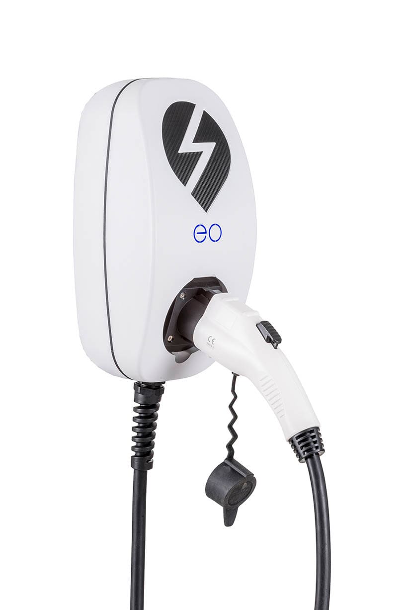 Function - Ladestasjon EO Basic: Mode 3, T2 Kabel 10m, 230V 1F 32A 7,2kW, DCL, Farge: Hvit