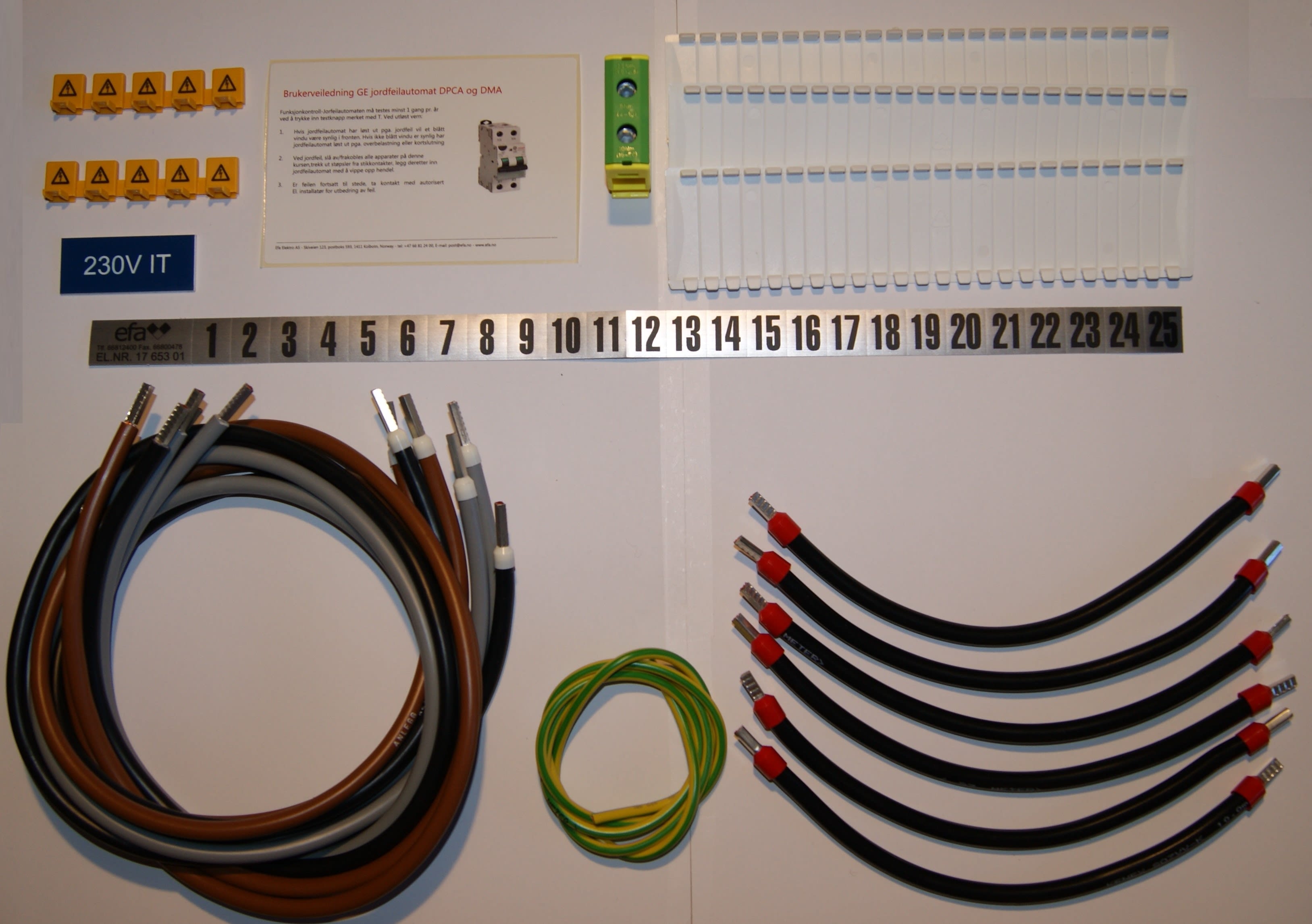 EFA Elektro - TILBEHØRSPAKKE 230V