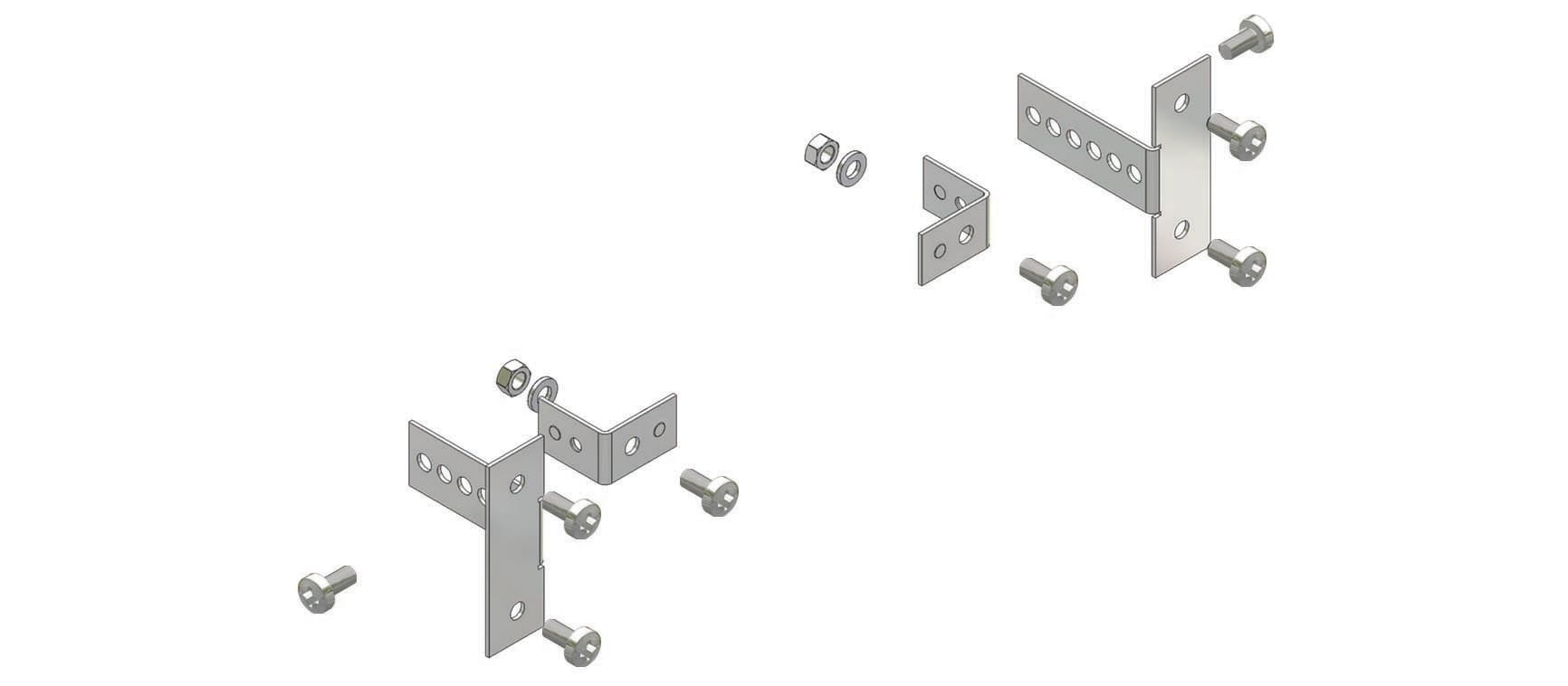Elsteel - Dybdejusterbar DIN skinneholder