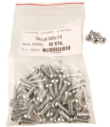 Norasonde - Skrue M5X14 F/unistativ