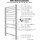 Norasonde - UNI-stativ m.10 broer â 1180mm