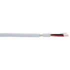 Elis Elektro AS - Brannalarmkabel Hvit m/jordtråd 1x2x1mm Uten print