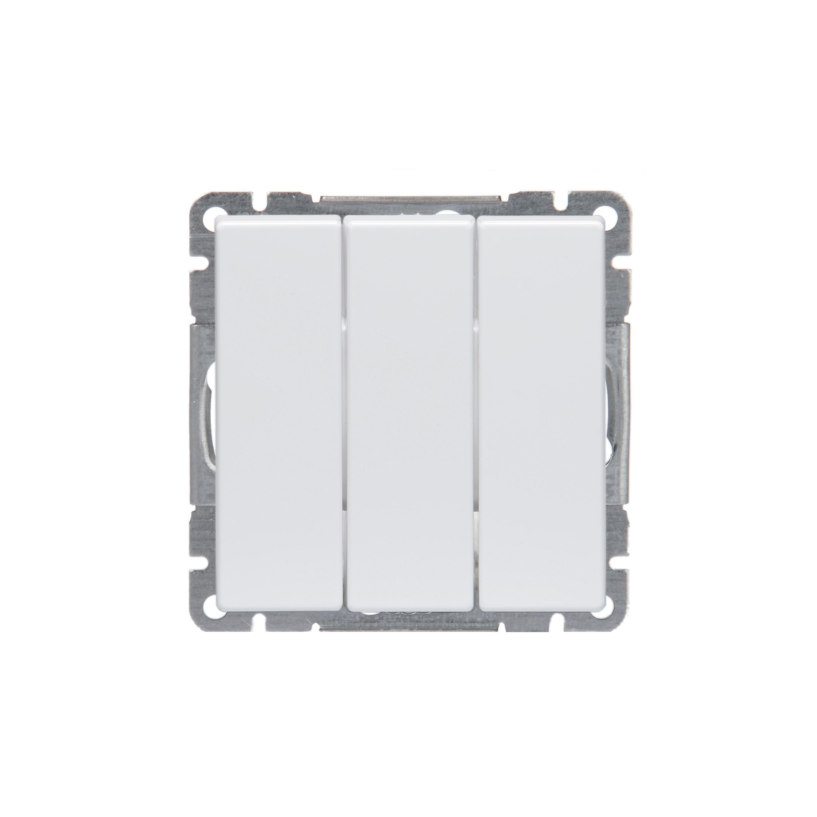 ABB Electrification - Impressivo bryter 3-1 innfelt 1+1+1 POL Hvit