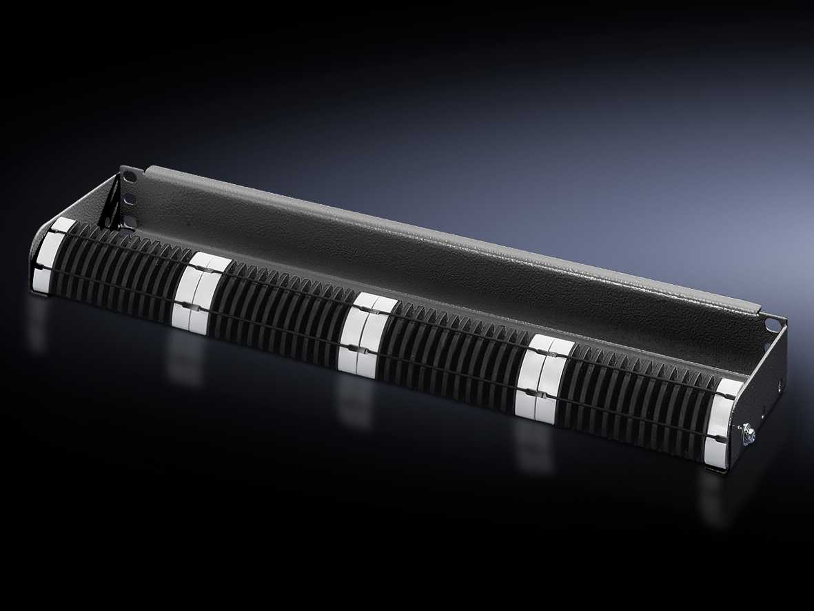 Rittal - IT-kabelstyringspanel 1HE RAL