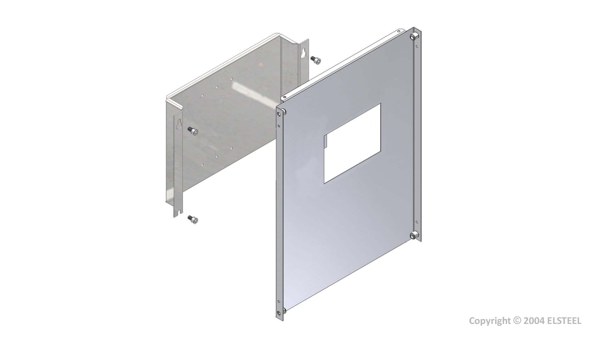 Elsteel - Bryterinnsats GE 4P 400A 600x450mm