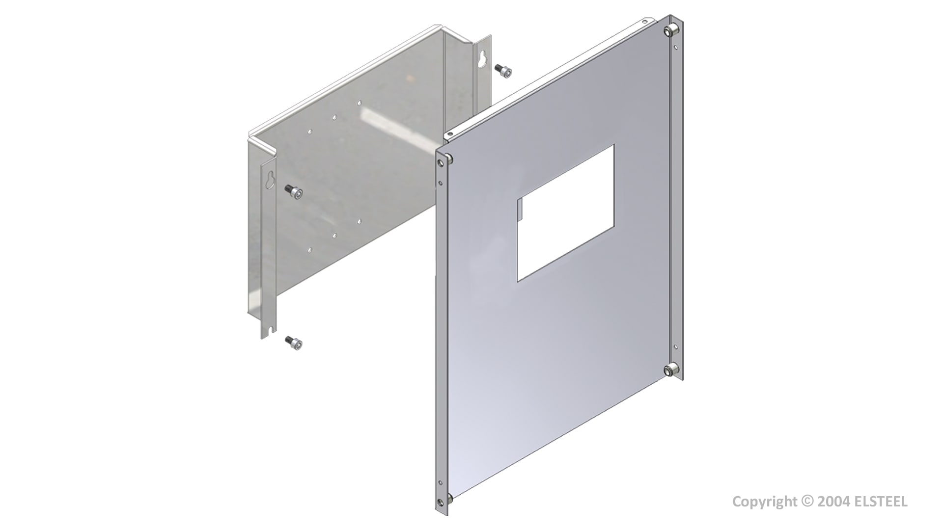 Elsteel - Bryterinnsats GE 600x300mm 2x250A 3/4P